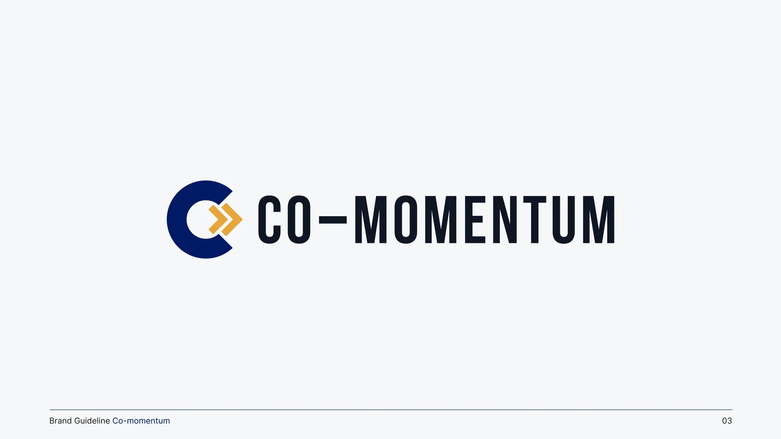 Co-Momentum brand guideline, page 3