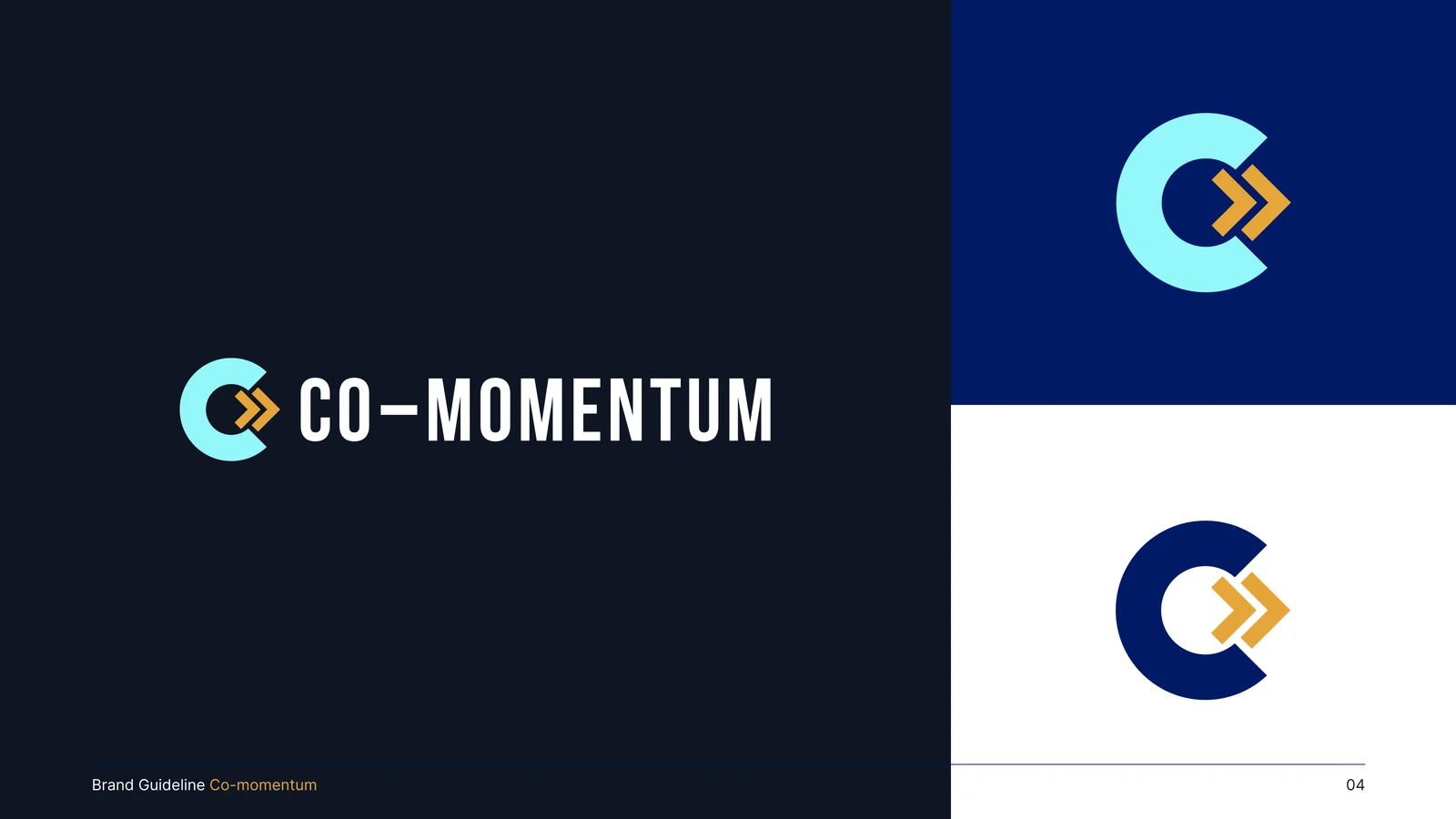 Co-Momentum brand guideline, page 4