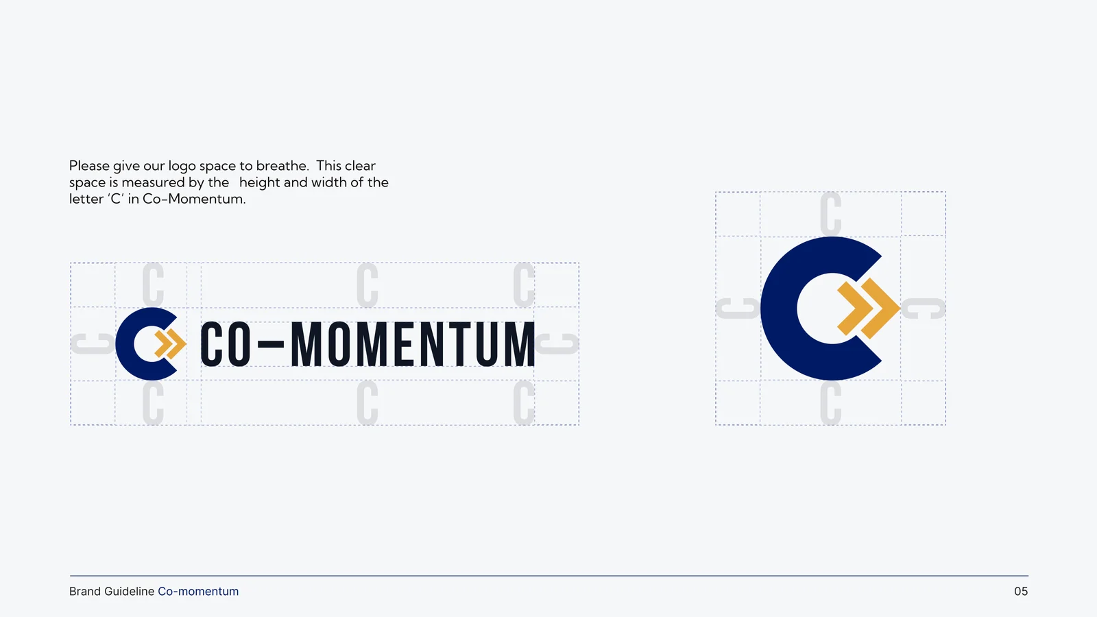 Co-Momentum brand guideline, page 5