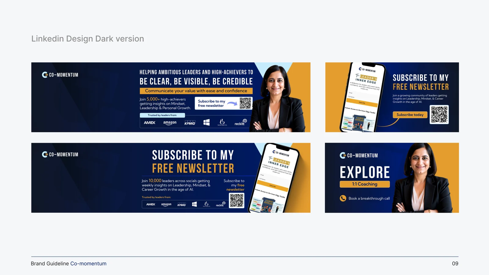 Co-Momentum brand guideline, page 9