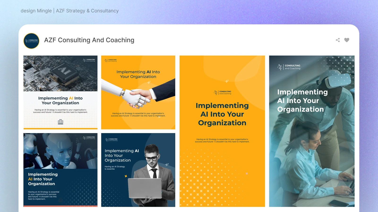 AZF Consultancy project for Aaron Fromm by DesignMingle