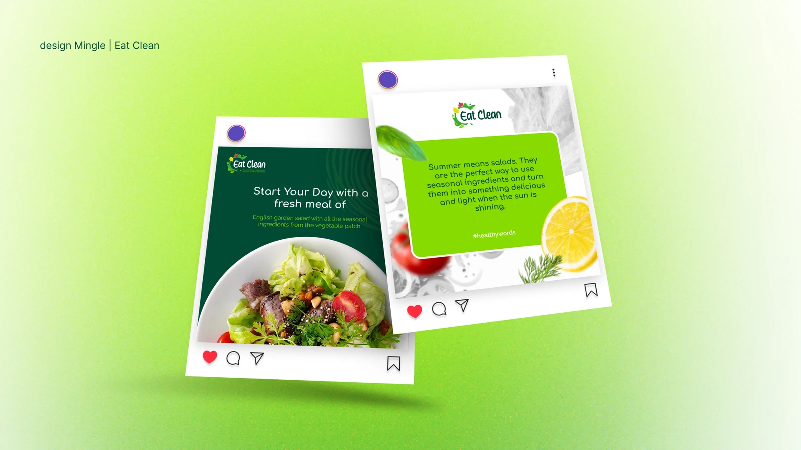 Eat Clean project for Martha Joelle by DesignMingle