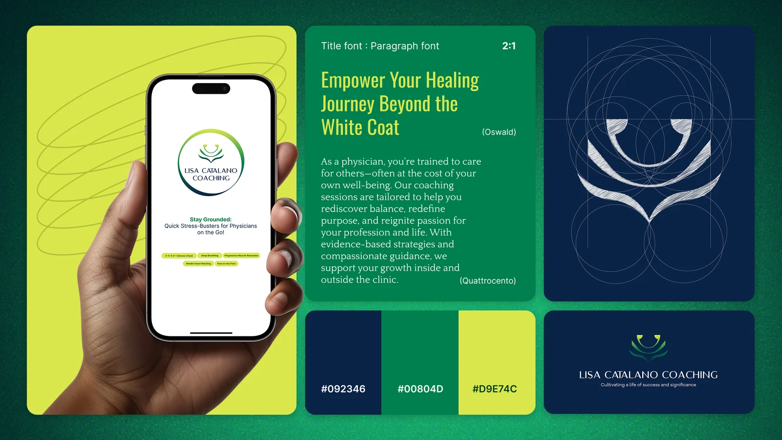 Logo & brand identity for Lisa Catalano Coaching