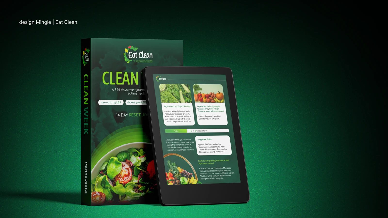 Eat Clean project for Martha Joelle by DesignMingle