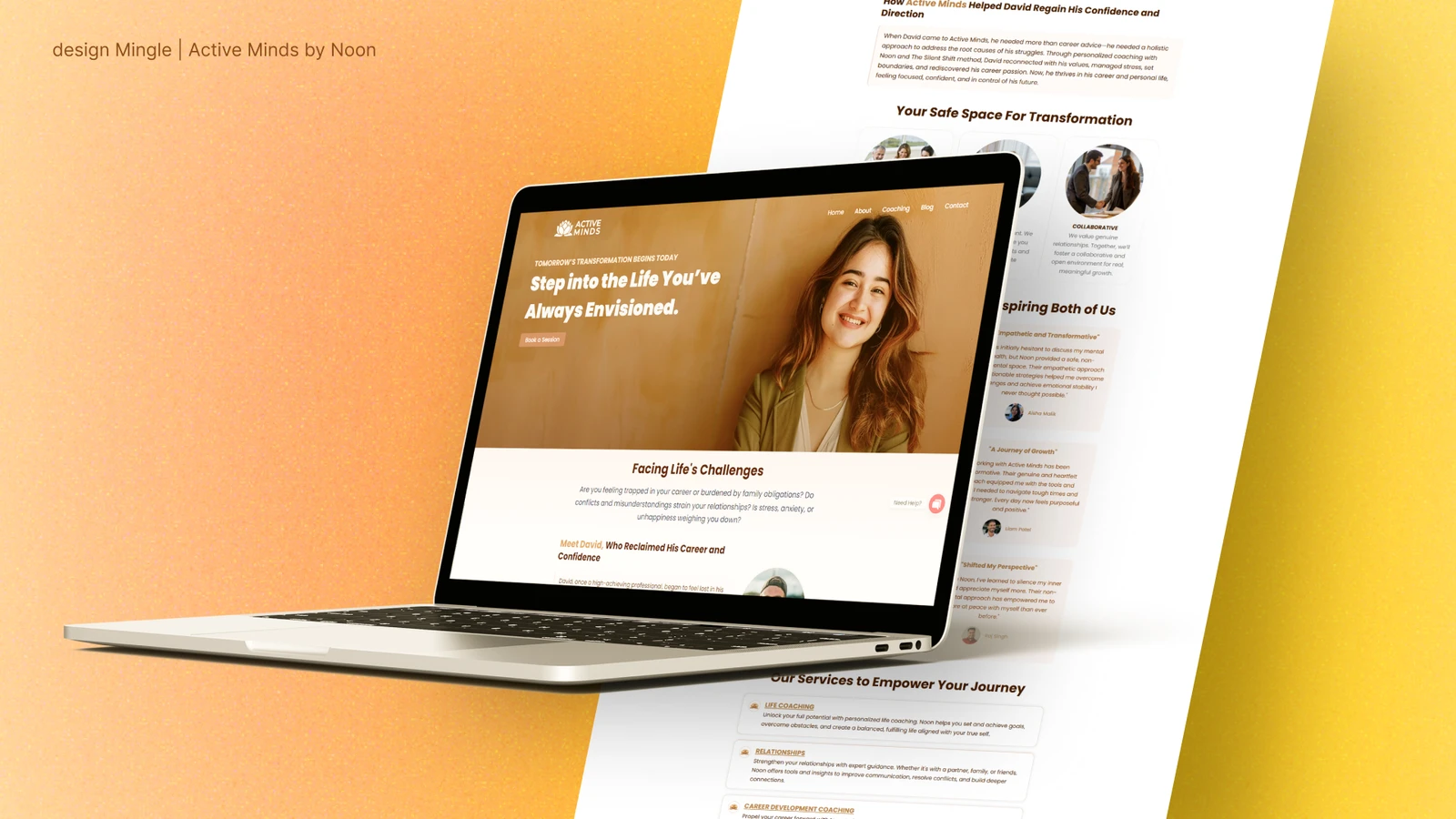 Active Minds project for Menan Noon by DesignMingle