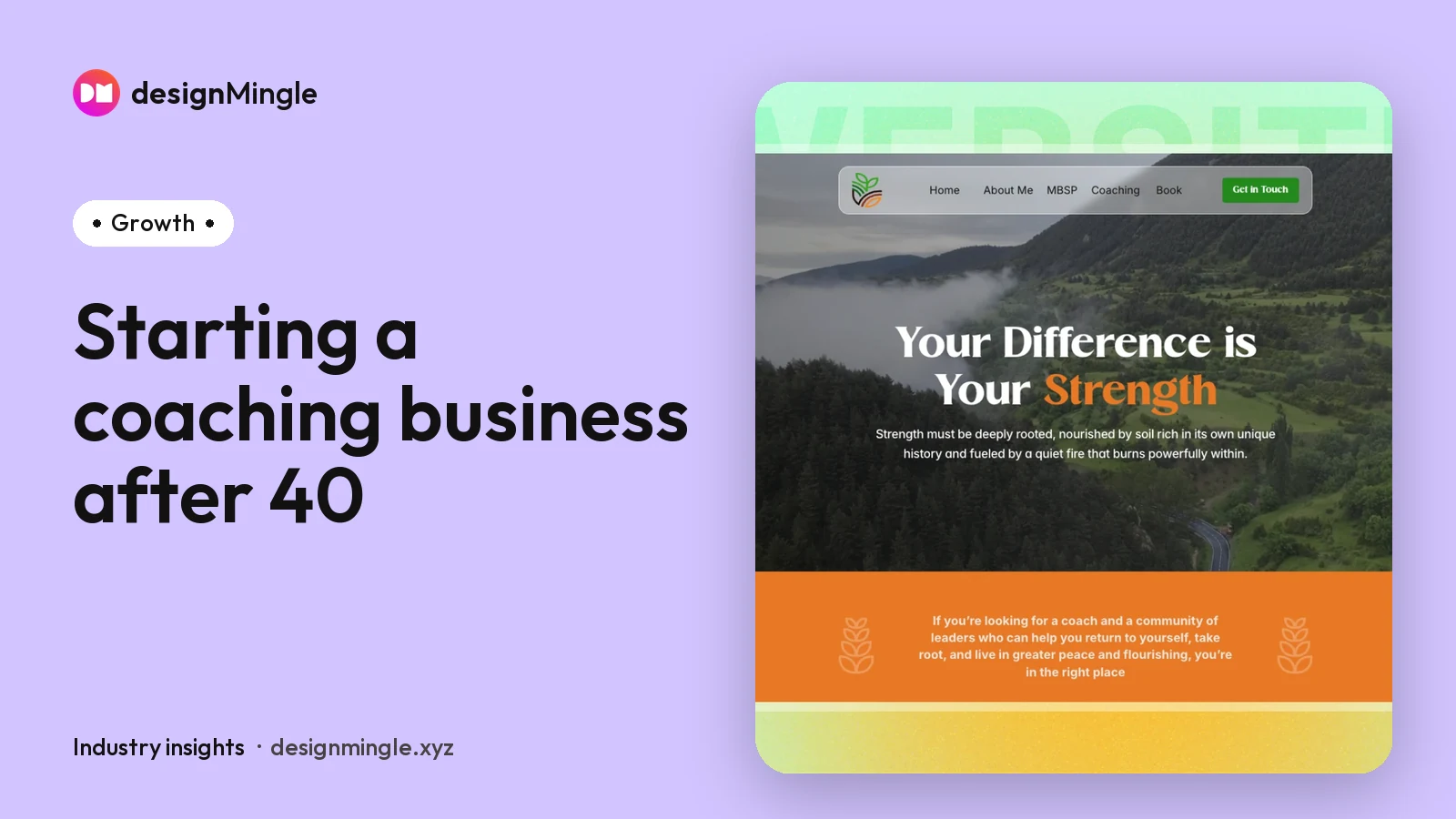 Starting a coaching business after 40: how to look established online from day one