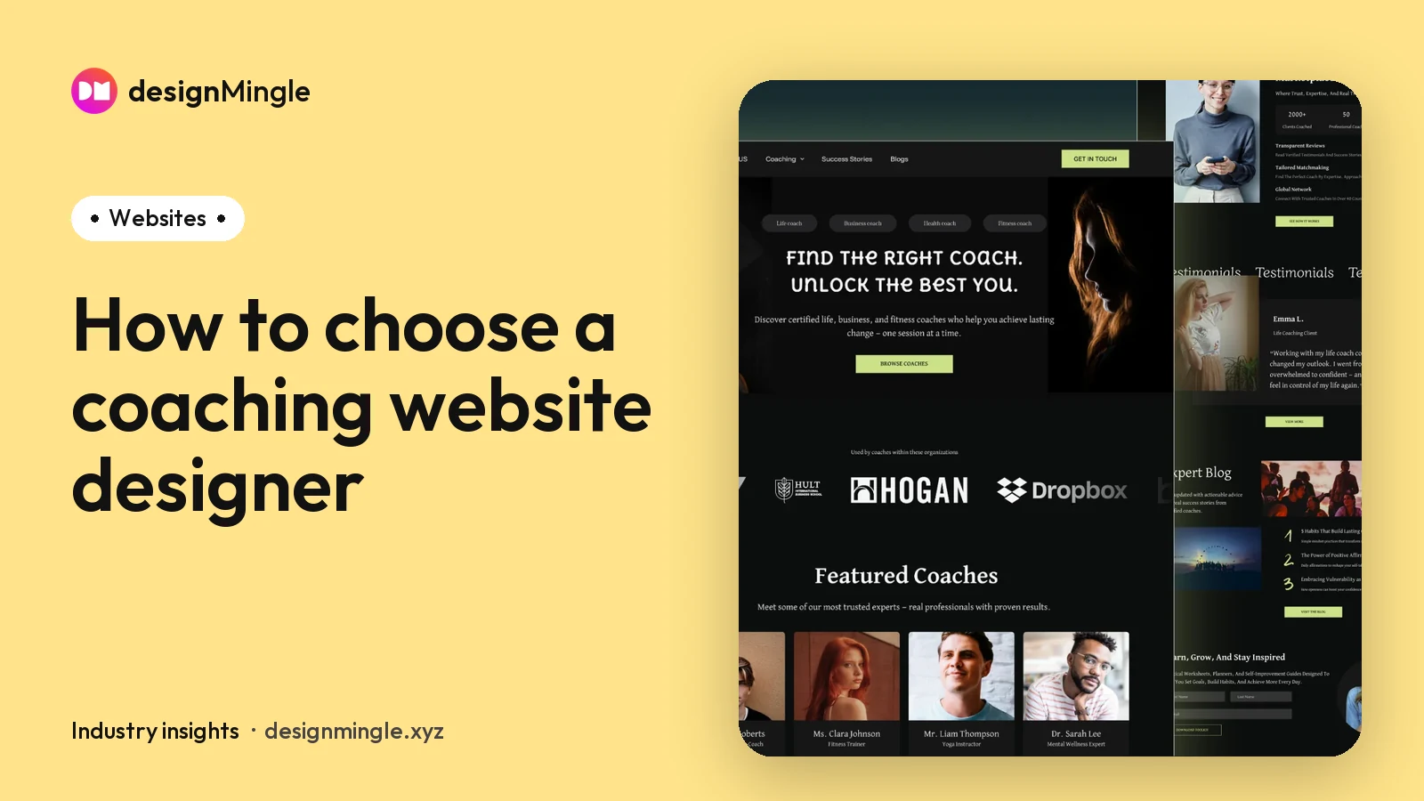 How to choose the best coaching website designer: 12 questions to ask