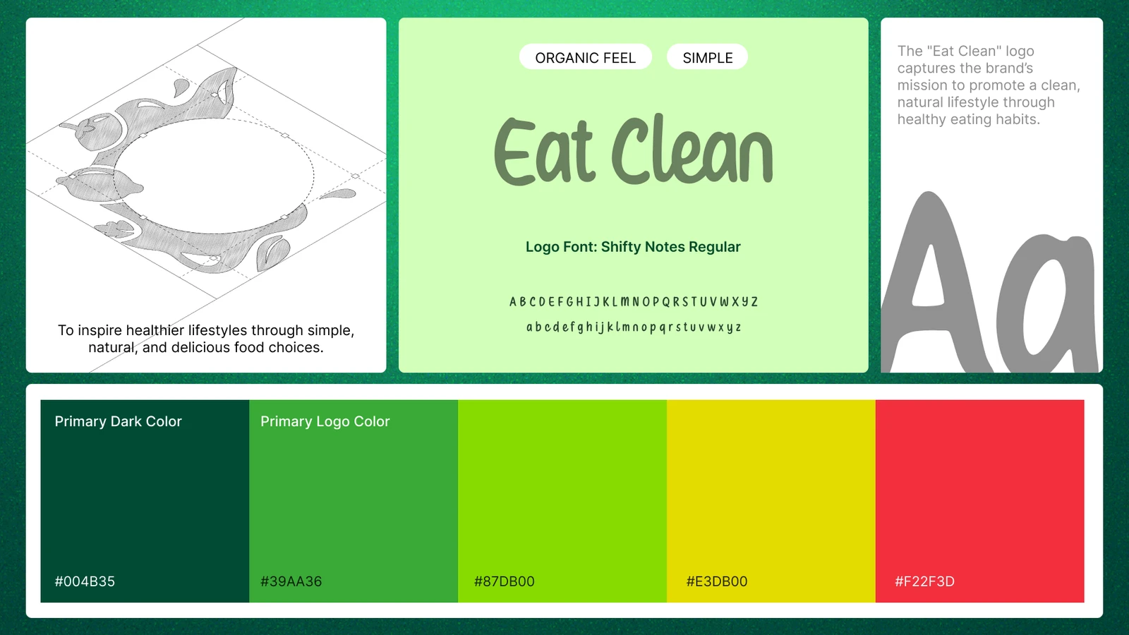 Logo & brand identity for Eat Clean