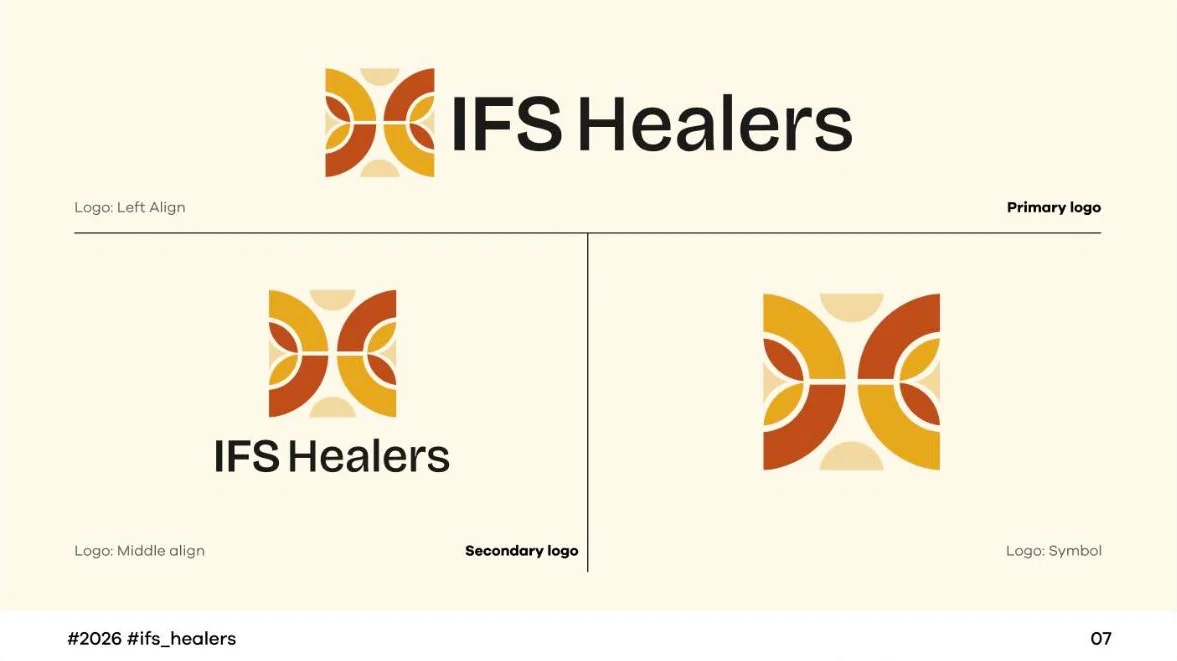 IFS Healers brand guide, slide 3