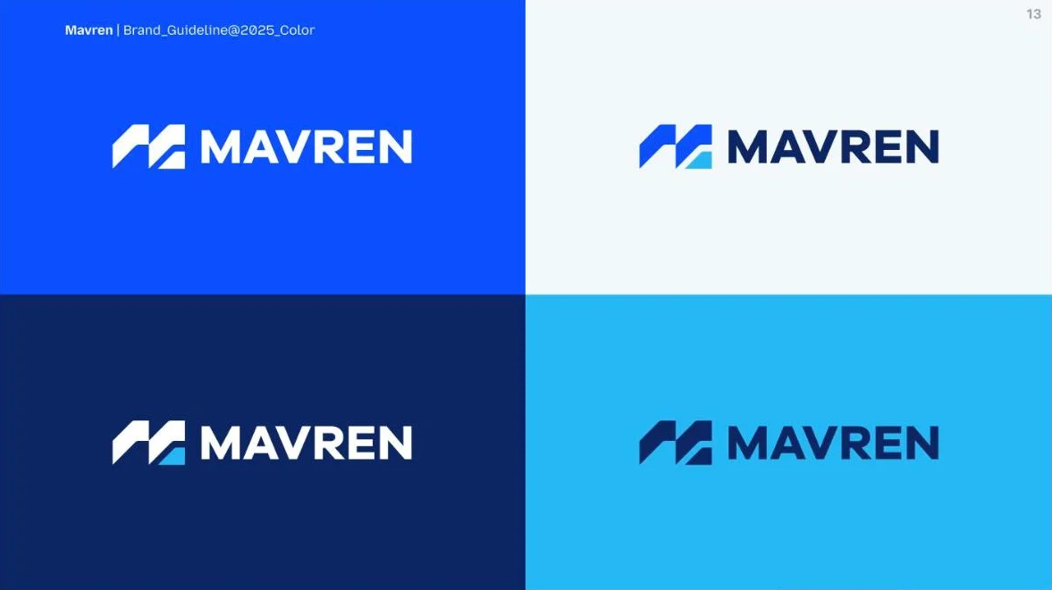 Mavren brand guide, slide 3