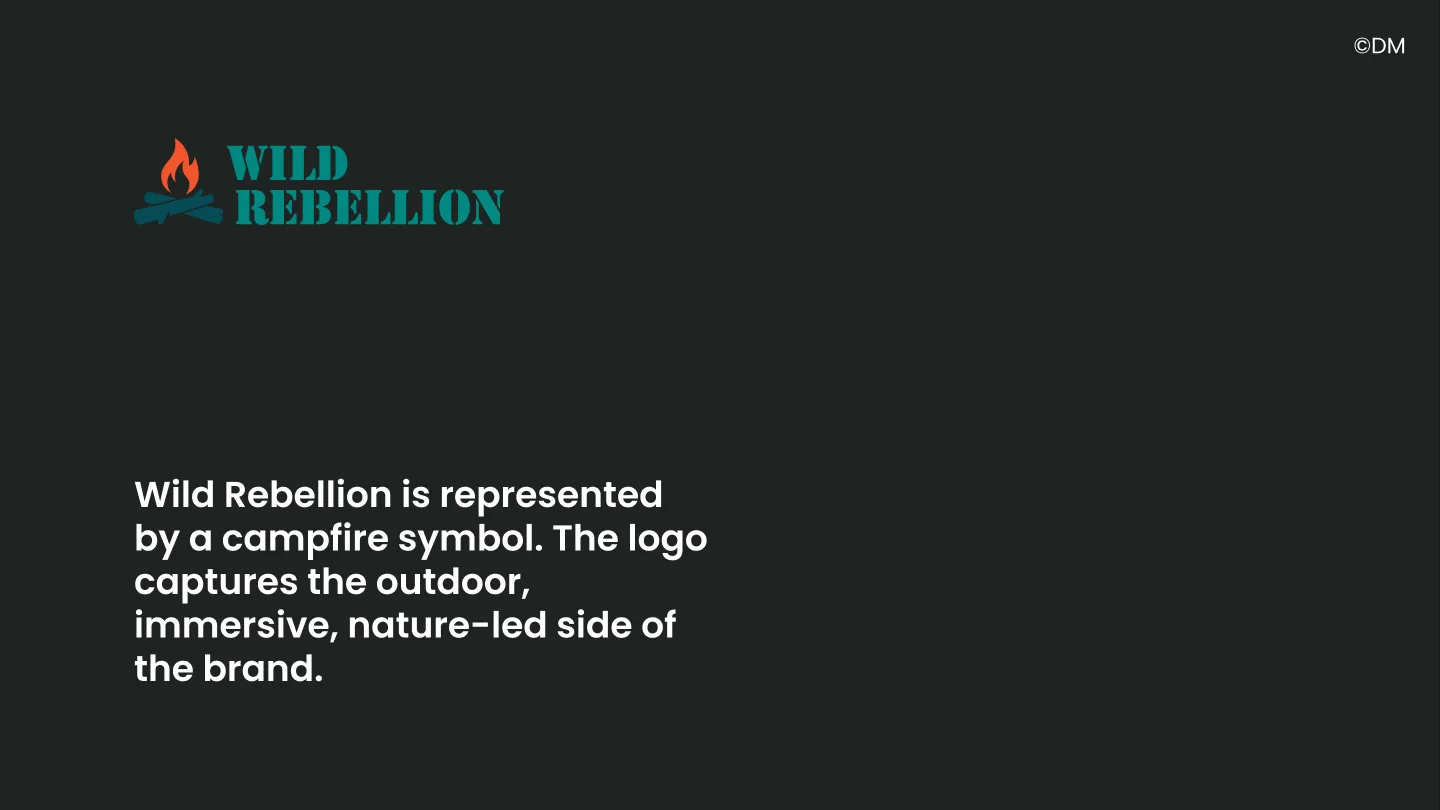 Rebellion Collective brand guide, slide 7