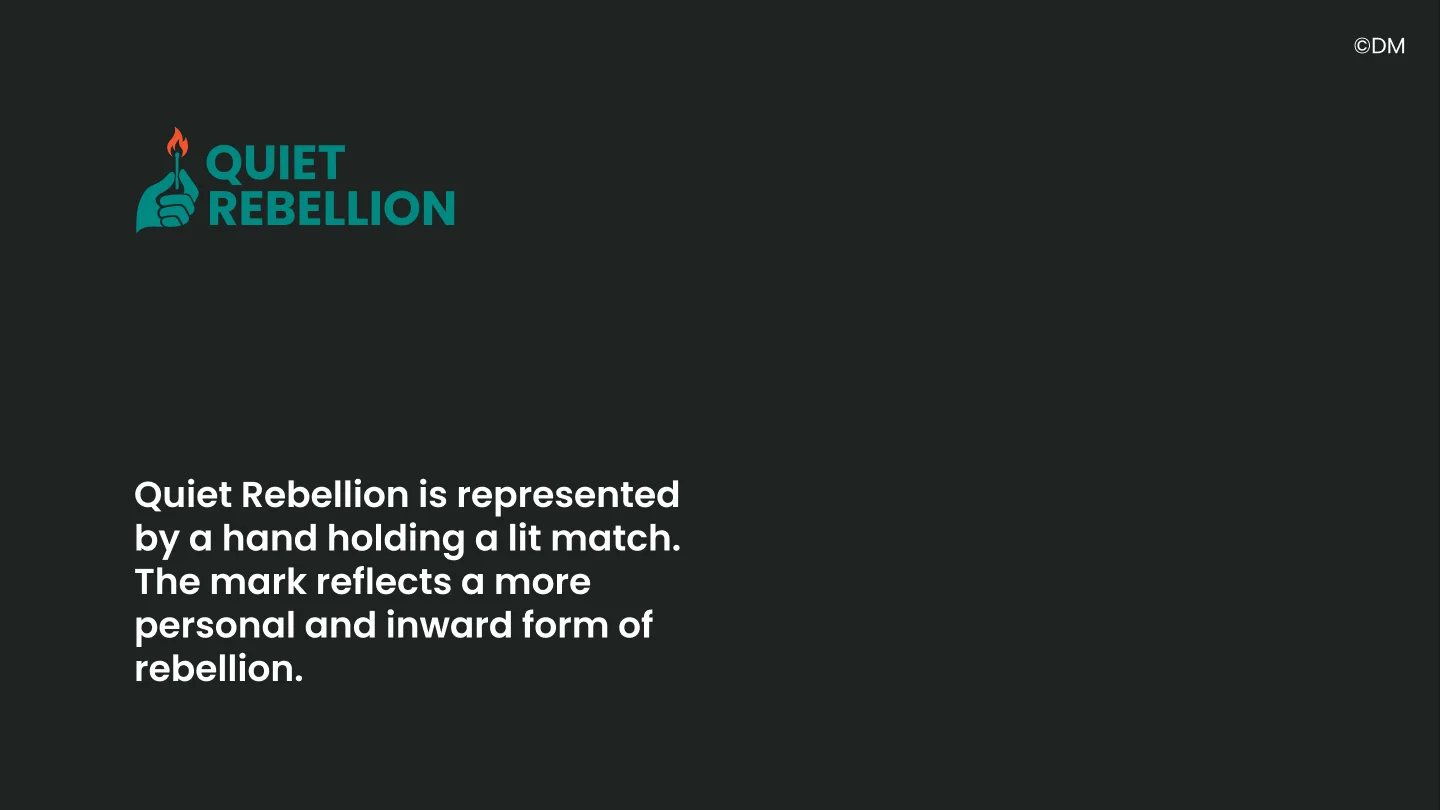Rebellion Collective brand guide, slide 10